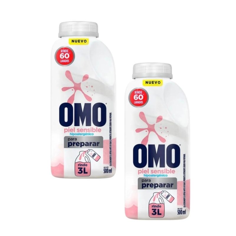 Omo líquido para Diluir Piel Sensible Pack x 2