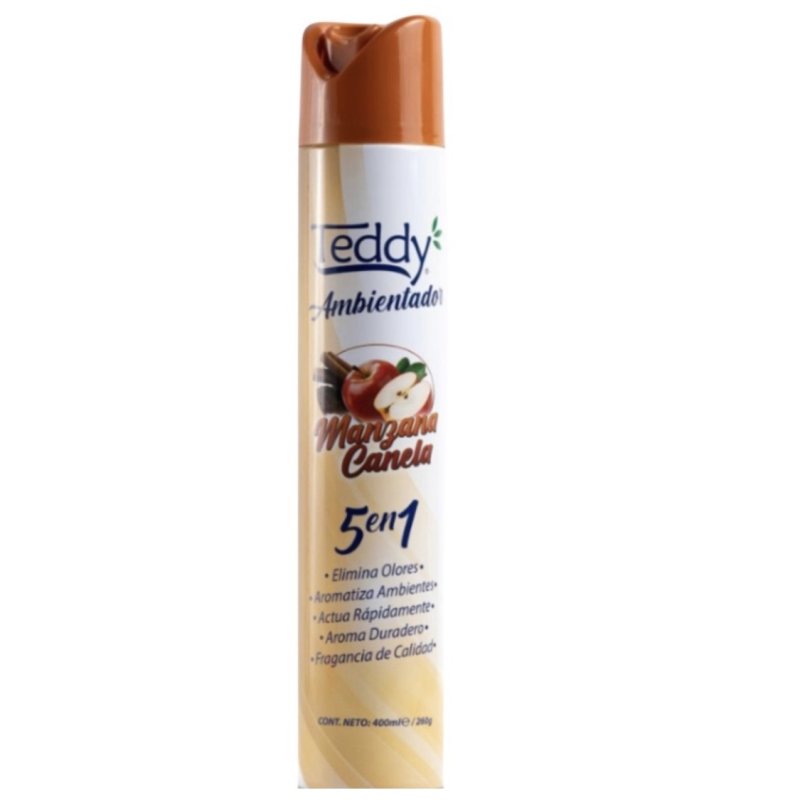 Aromatizante Ambientes Teddy Manzana Canela 400 ml