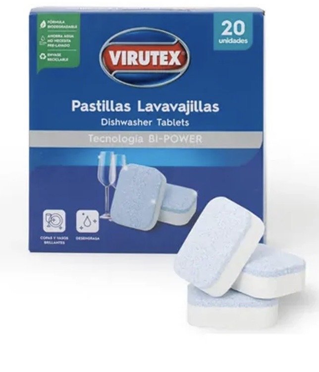 Pastillas Lavavajillas Virutex 20 U