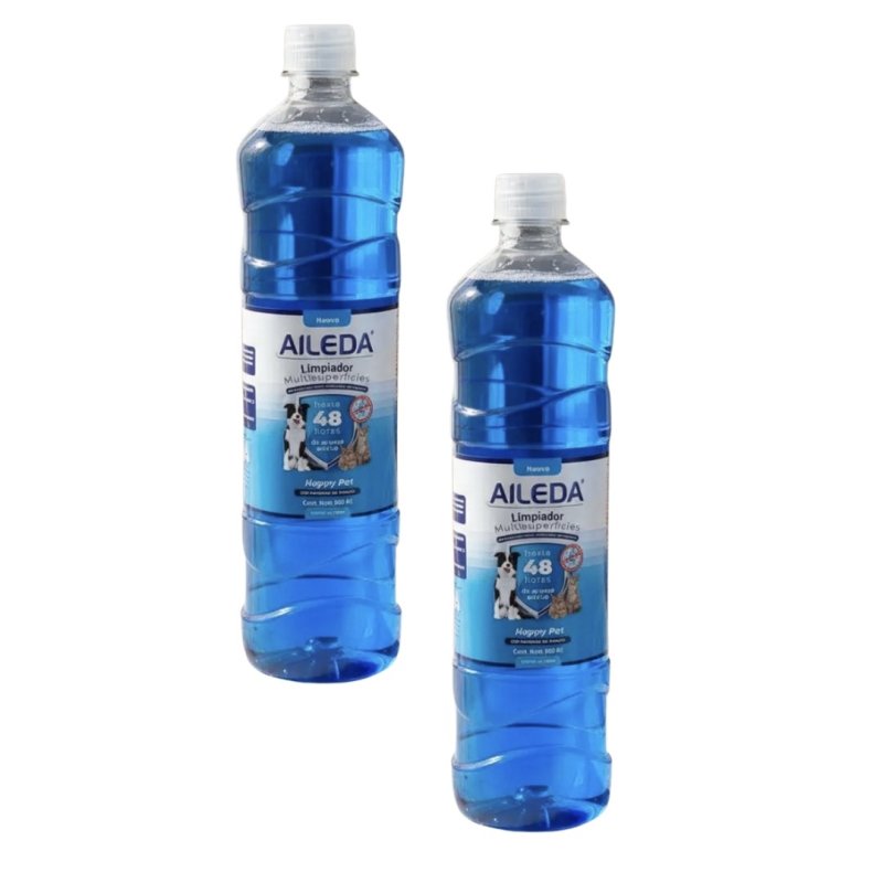 Pack x 2 Limpia pisos Mascota Neutralizador de olores Aileda Aroma fresco y limpio