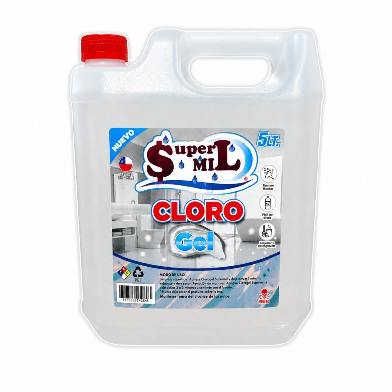 Cloro Gel 5 Litros Super Mil
