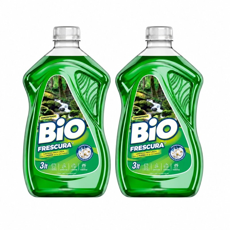 Detergente Bio Frescura Pack X2 Bosque Nativo (3L c/u)