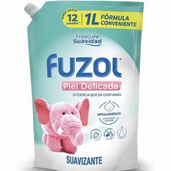 Suavizante Fuzol 1 litro pack x 2 Piel Delicada