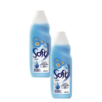 Soft Suavizante pack x 2 unidades 1 litro