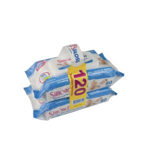 Toallas Húmedas Simonds, 2 paquetes de 60 U c/u