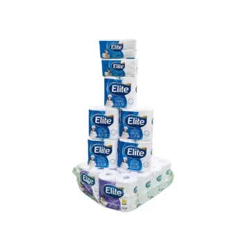 Mega Pack Elite Premium: Papel Higiénico 50m, Toalla Nova Deco y Servilletas
