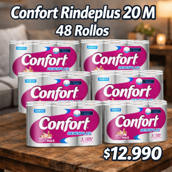 Manga Confort 20 metros - Pack de 48 Rollos Doble Hoja