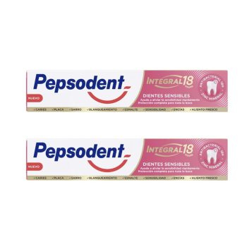 Pack X 2 Pasta Dental Pepsodent Dientes Sensibles