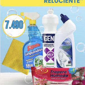 Pack Baño "DÉJALO RELUCIENTE " 5 PRODUCTOS