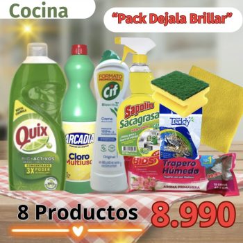 Pack Cocina "Déjala Brillar" 8 productos