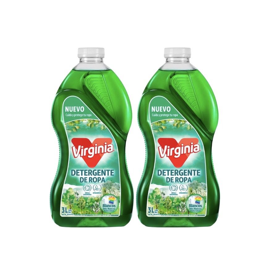 Pack X 2 Detergente Virginia 3 Litros c/u Hipoalergénico