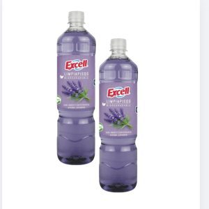 Pack X 2 Limpiapisos Desinfectante Excell Lavanda 900 ml c/u