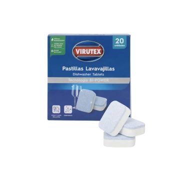 Pastillas Lava Vajillas Virutex 20 unidades