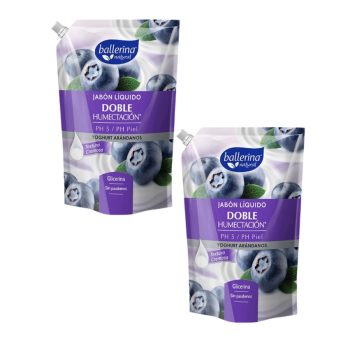 Pack x 2 Jabón Ballerina Yogurt Arándano